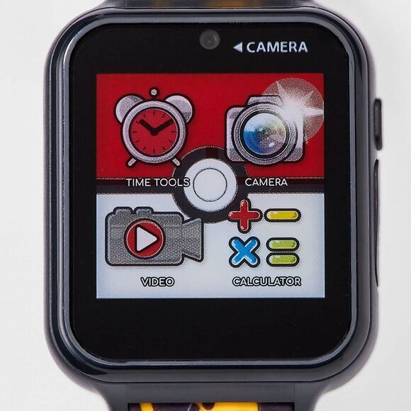 Open Box - Pokemon - Boys' Pokemon Light-Up Interactive Watc Yellow/Black - Picture 3 of 3